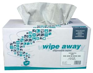 KX70 Grey Industrial Cleaning Cloths - 320 Large Wipes 42x36cm (